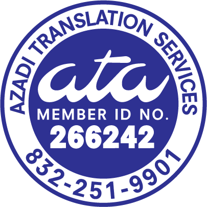 AZ TRANSLATION SERVICES HOUSTON ATA MEMBER
